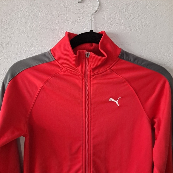 Boys Red Puma Sweatshirt - Picture 2 of 8